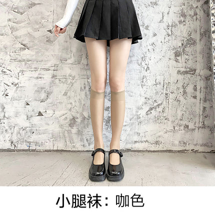 Polo Dot Silk Stockings Women's Ultra-thin Summer Anti-hook Silk Durable Jk Black Silk Pure Naked Slim Tall Pantyhose