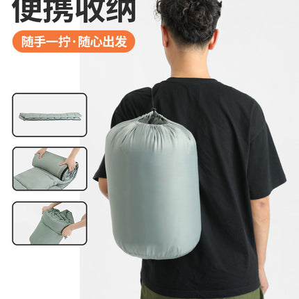 Adult Sleeping Bag Winter Thickened Outdoor Travel Camping Warm Cold-Proof Dirt-Proof Double Indoor Lunch Break Single