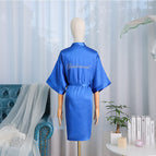 Bridesmaid-sapphire blue (half sleeve) / M