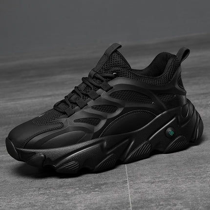 Lion Eagle Dell Torre Shoes Men's Shoes Breathable 45 Thick Bottom Black Plus Size 46 Joker 47 Casual Shoes 48 sneaker