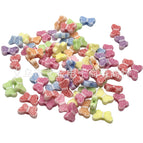 Mixed colors randomly / 65 butterflies 7*13mm 0.5kg about 1700 pieces