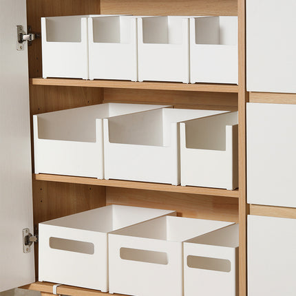 Cabinet Storage Box Snacks Sundries Pot Storage Household Organizing Box Kitchen Drawer Desktop Right Angle Storage Box