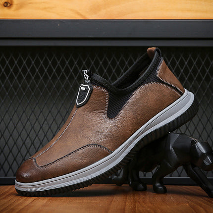 2022 Spring and Autumn Soft Peas Shoes Men's Casual Driving Shoes Soft Sole Fashionable All-match Sneakers Board Shoes