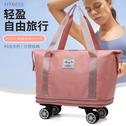 Yoga Fitness bag large capacity outdoor travel bag printable LOGO wet and dry separation sports portable shoulder bag wholesale