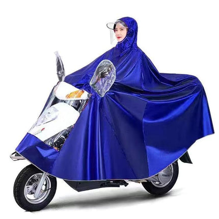 Electric car raincoat special thick long single double motorcycle poncho riding battery car conjoined raincoat wholesale