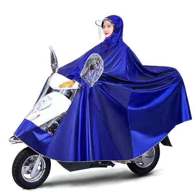 Electric car raincoat special thick long single double motorcycle poncho riding battery car conjoined raincoat wholesale