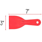3 inch red plastic putty scraper 0.023KG
