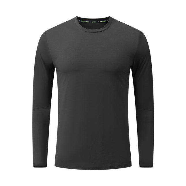 Winter Sports Long-Sleeved Base Layer T-Shirt, Long-Sleeved Quick-Drying Shirt, Men's Autumn Inner Wear, Warm Long-Sleeved Sports Top for Men