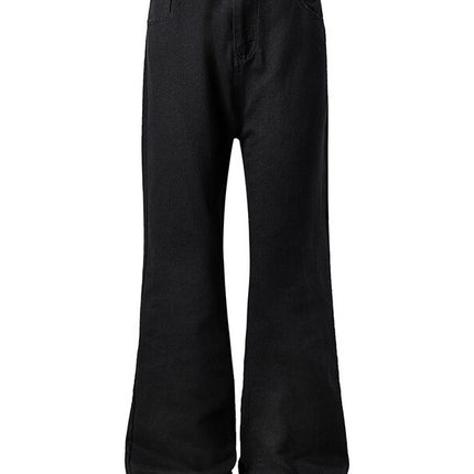 2025 Summer New Vintage Jeans Nostalgic Wide-Leg Jeans Men's Straight Floor-Length Pants Men's One-Piece Dropshipping
