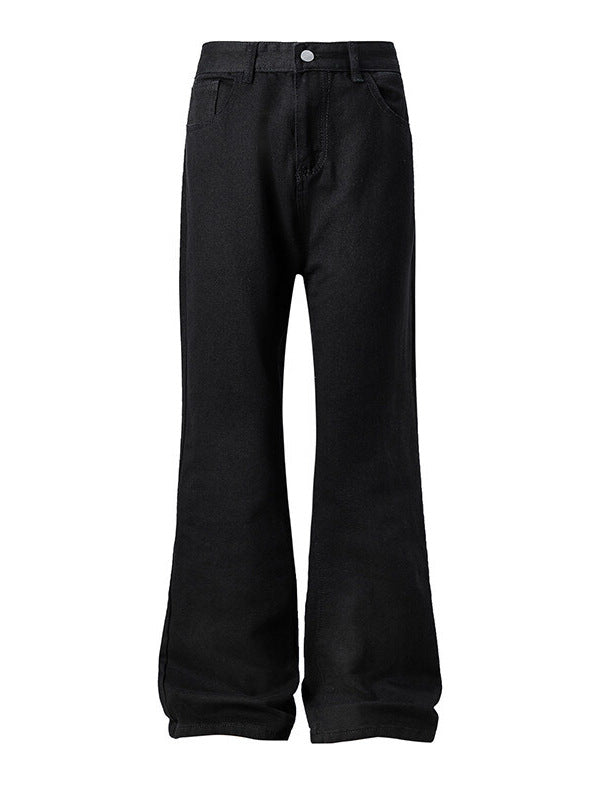 2025 Summer New Vintage Jeans Nostalgic Wide-Leg Jeans Men's Straight Floor-Length Pants Men's One-Piece Dropshipping
