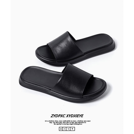 Sandals for Men in Summer, Non-Slip, Soft-Soled, Outdoor and Indoor, Thick-Soled, Outdoor Slippers for Men 1400-B