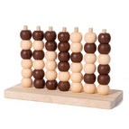Three-dimensional four-piece game
