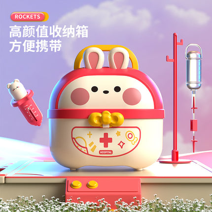 Simulation Medical Box Doctor Doctor Toy Set Boy Play House Play Injection Medical Suitcase Girl