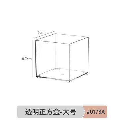 Desktop Storage Box Dormitory Cosmetics Transparent Basket Acrylic Drawer Mask Organizer Box Snack Sundry Storage Rack