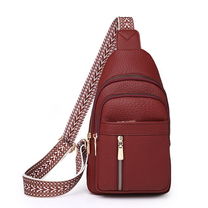 High-End Women's Bags 2025 New Retro Women's Bags Fashion Printed Shoulder Women's Bags Small Square Bags Crossbody Bags Chest Bags