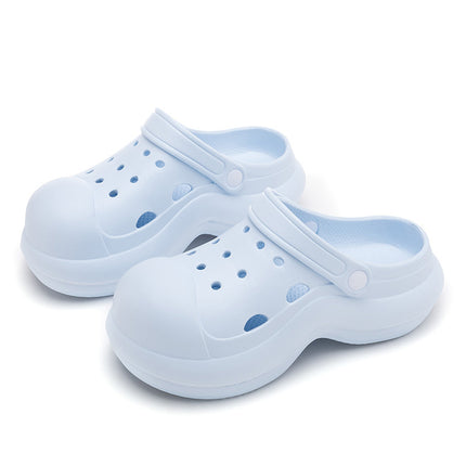 Qida Shun Outdoor Clogs for Women, High-Heeled Sandals for Girls, Beach Shoes, Summer DIY Garden Shoes