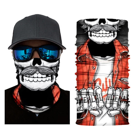 Xun Hui picture series magic scarf printed men's and women's sports multifunctional sunscreen windproof riding mask spot