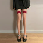 2432# long tube red edge skin color / free size (40.00 kg-75.00 kg