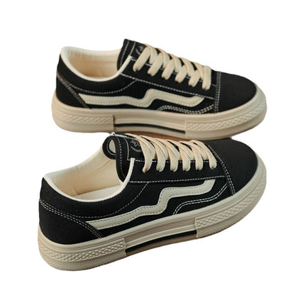 Autumn 2024 New ns Trendy Korean Canvas Shoes Female Students Running Board Shoes Internet Popular Street Shoes Casual Shoes for Lovers