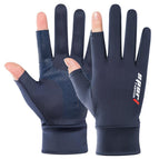 Men's non-slip 2 fingers [Navy Blue]]