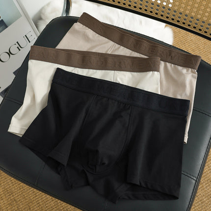 Factory men's underwear cotton high-end antibacterial boys boxers mid-waist plus size breathable boxers factory generation
