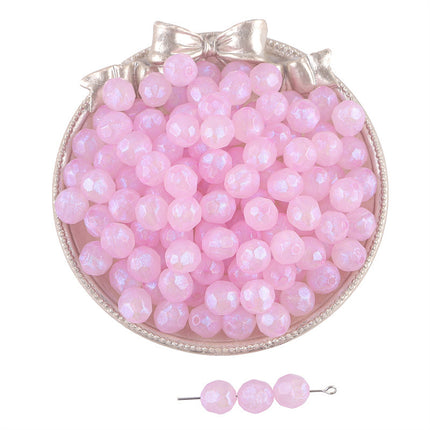 10mm acrylic mermaid horn beads handmade diy jewelry accessories bracelet mobile phone chain material cross-border hot sale