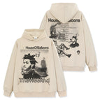 Apricot hooded sweatshirt / S