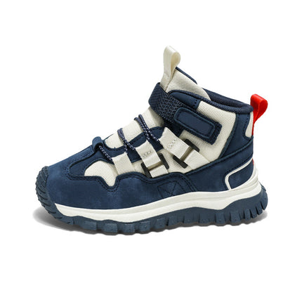Boys' sneaker 2024 Fall/Winter New Mid-Large Children's Non-Slip Soft Bottom High-top Torre Shoes Boys' Trendy Running Shoes