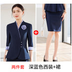 Dark blue suit + skirt / S