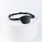 Black leather elastic band