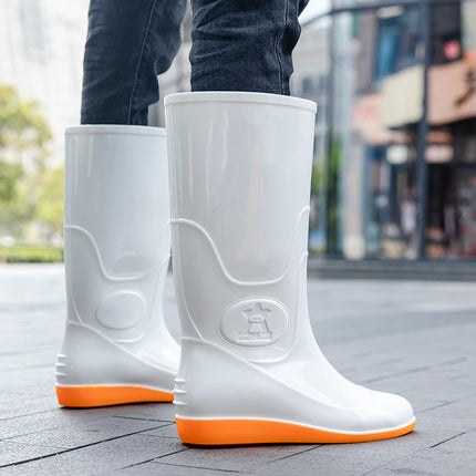 Special Rain Boots for Pig Farming, Anti-Stone and Debris Flats-Soled Anti-Slip High-Top Rain Boots for Men and Women, Special Water Shoes for Farms, Overshoes