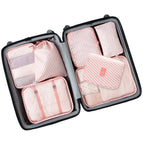 New 7 pieces of pink stripes