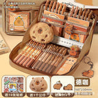 Multi-layer standing-coffee 10 capybara sticker doll 2 brooch