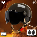 One size fits all / 3c obsidian black [sunscreen short glasses] heatmax four-season detachable ear protection