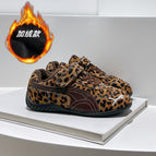 Leopard print (two cotton plus velvet) / 23-25 yards, 3 pairs in one hand