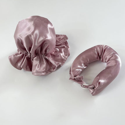 Tiktok new no heat curling stick BUN BONS curly hair cover suit lazy curly hair big wave curly hair