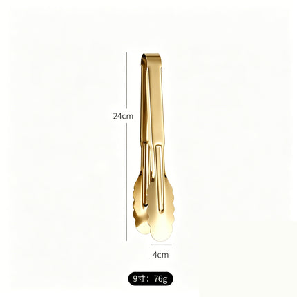 Stainless Steel Food Clip Kitchen Anti-scalding Bread Clip Outdoor Barbecue Clip Buffet Steak Food Clip
