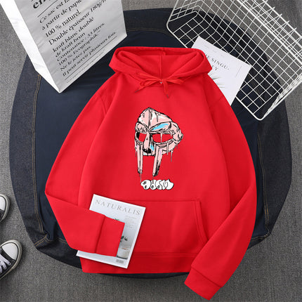 [Cross-border European Code] Mf Doom hoodies women Kawaii Fleece 90s Hoodie