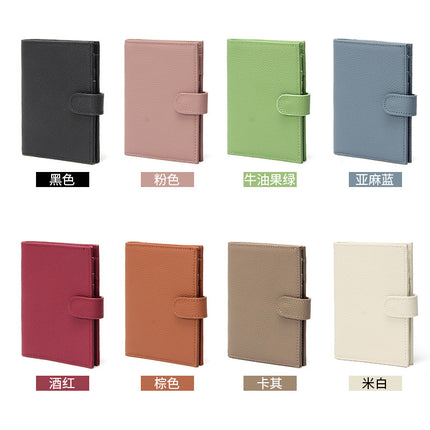 FEID Passbook Bag Protective Cover Multi-functional Certificate Storage Card Bag Genuine Leather Women's Cowhide Coin Purse Small Bag