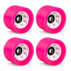 5839 pink and white wheel (92A)4 pieces
