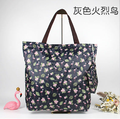 Water-Repellent Oxford Cloth Shopping Bag Foldableable Environmentally Friendly Bag Large Capacity Supermarket Grocery Shopping Bag Satchel Bag Handbag
