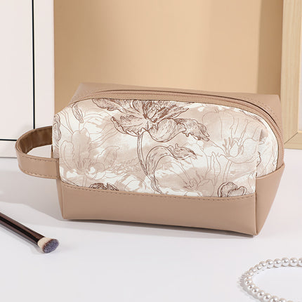Large-Capacity Transparent Cosmetic Bag Three-Piece Set, Portable Toiletry Storage, Transparent Cosmetic Bag Three-Piece Set for Home Storage