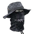Black python hat black python mask / 60cm