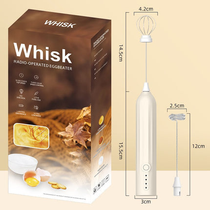 Cross-border handheld milk frother household wireless electric milk coffee mixing rod baking egg white frother