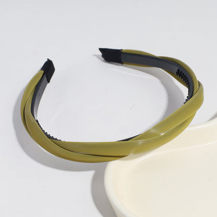 2023 New High-end Sense Hair Clip Hair Hoop Female Elegant Internet Celebrity Face Wash Hair Hoop Simple Non-slip Toothed Hair Accessories