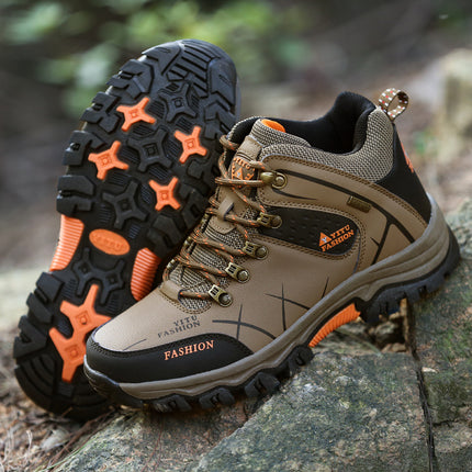 Cross-Border Recommendation for Autumn and Winter Men's Low-Top Outdoor Mountaineering and Hiking Sports Shoes, Men's Non-Slip and Wear-Resistant Work Boots
