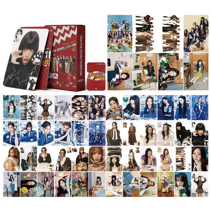 Korean Star 55 Boxed Small Cards Stray (g) I-Dle Ive Ateez Collection Lomo Cards Cross-Border