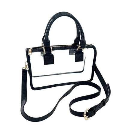 European and American Concert Jelly Transparent Bag Handbag Boston Pillow Bag Crossbody Bag Cross-Border Amazon Best-Selling Bag