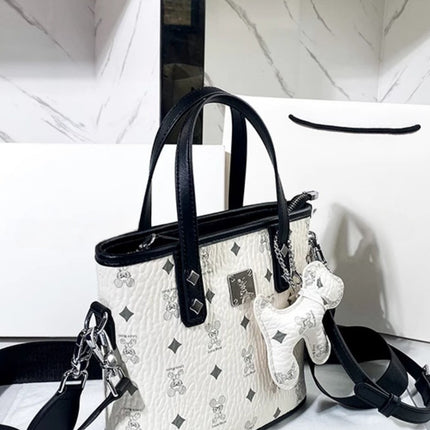 Hong Kong Pu Single-Shoulder Textured Crossbody Small Tote Bag for Women 2026 New Style Textured Handbag Basket Bag for Women