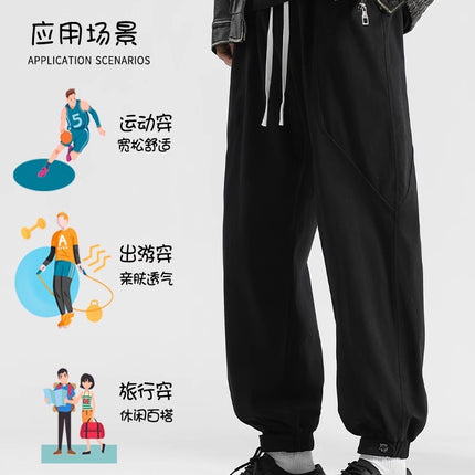 Army Green cotton overalls men's autumn and winter fleece-lined men's pants toe pants men's sweater winter casual pants men's